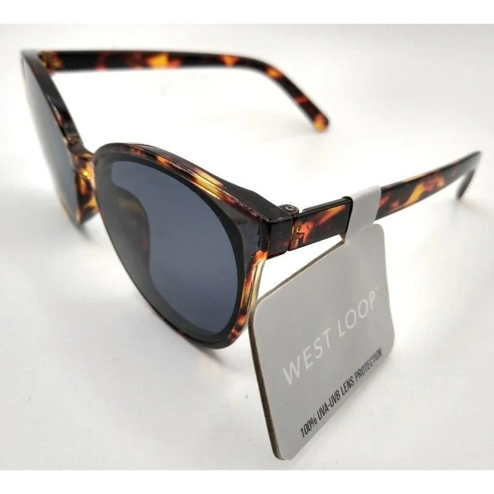 West Loop Womens Tortoise Brown Sunglasses Foster Grant 59773 201 Butterfly
